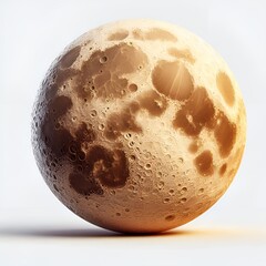 Close-Up of the Moon&rsquo;s Surface with Detailed Craters