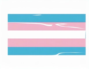 Obraz premium transgender flag icon vector image on white background, queer pride month