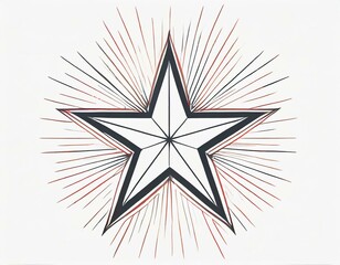 Fototapeta premium star icon vector image on white background