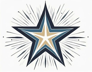 Obraz premium star icon vector image on white background