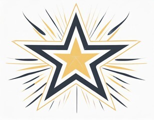 star icon vector image on white background