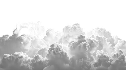 Black and white photograph of clouds moving across the sky, creating a dynamic and ever-changing pattern