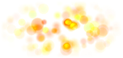 Isolate bokeh light gold on transparent backgrounds png © Krit
