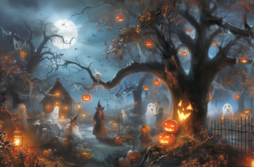 halloween illustration