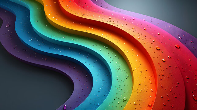 Colorful rainbow gradient background