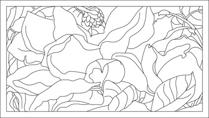 Vector illustration sketch traditional vintage ethnic classic abstract wall decoration painting design drawing 