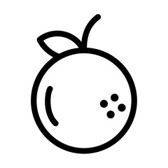 Orange icon, vector illustration, simple design, best used for web