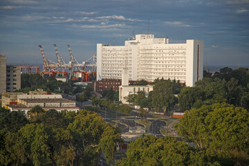 Fototapeta premium view of the city
