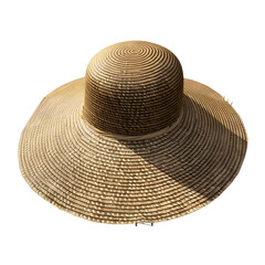 summer cap on solid transparent background