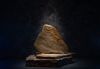 stones with texture for podium background