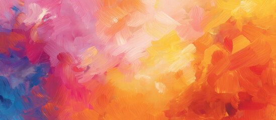 Modern impressionism technique, Abstract painting art, Oil painting style   © theevening