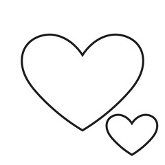 heart modern line style icon. Vector illustration. EPS 10/AI