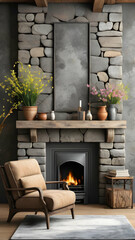 Frame Wall Art Mockup Living Room