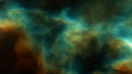 red-violet nebula in outer space, horsehead nebula, unusual colorful nebula in a distant galaxy, red nebula 3d render
