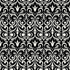 Seamless vintage damask pattern