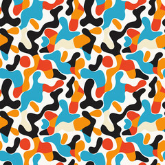 Abstract modern colorful pattern