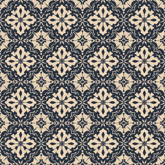 Seamless vintage floral pattern
