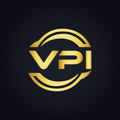 VPI logo. V P I design. White VPI letter. VPI, V P I letter logo design. V P I letter logo design in FIVE, FOUR, THREE, style. letter logo set in one artboard. V P I letter logo vector design.