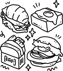 dessert element design for templates.