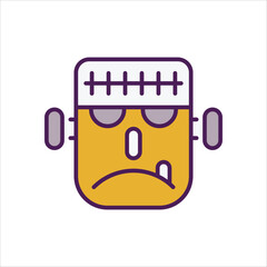 Frankenstein vector icon 