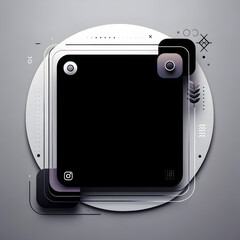 modern minimalistic frame