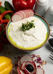yogurt sauce dish