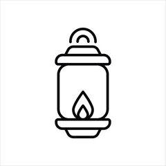 Lantern vector icon 