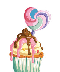 illustration of a lollipop