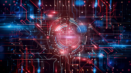 modern digital cyber tech background, wallpaper 