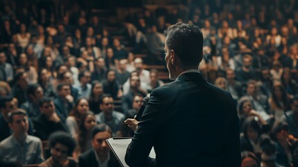 Empowered Leadership: A Visionary Executive Inspiring, Guiding, and Empowering Their Team with Knowledge, Confidence, and Purpose in a Modern Corporate Setting