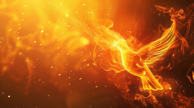 pentecost. trinity sunday background concept
