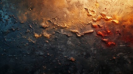 An abstract depiction of unconventional beauty, with a focus on the aesthetic appeal of rough and rugged elements. The background uses a combination of coarse textures and smooth gradients to