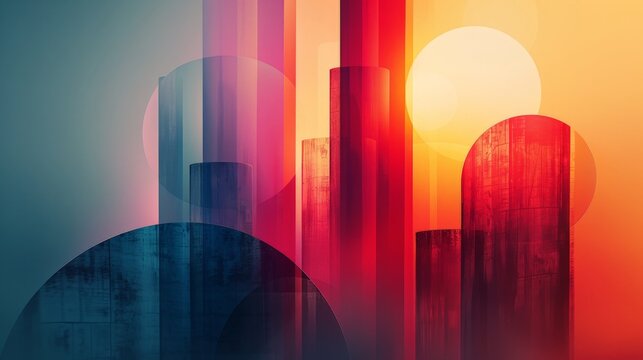 A minimalist abstract design depicting the theme of creative duplication. The image uses subtle gradients and geometric patterns to represent the balance between originality and copycat design.