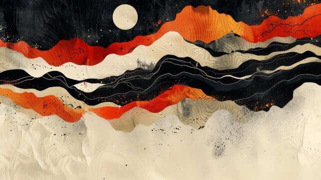 An abstract illustration portraying the concept of strength and fragility. The design employs contrasting textures and shades, symbolizing the dynamic tension between resilience and vulnerability.