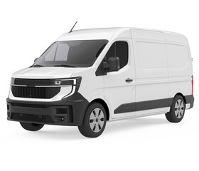 Delivery Van Isolated
