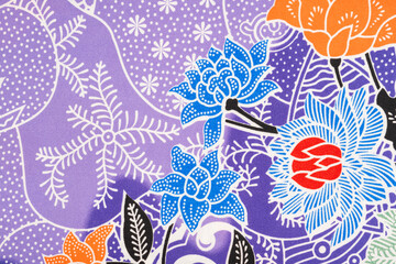 The beautiful of art Malaysian and Indonesian Batik Pattern. Batik industry is a mass production.