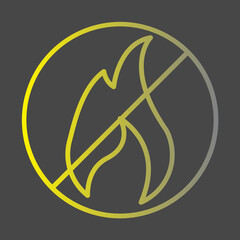 Fototapeta premium No Fire