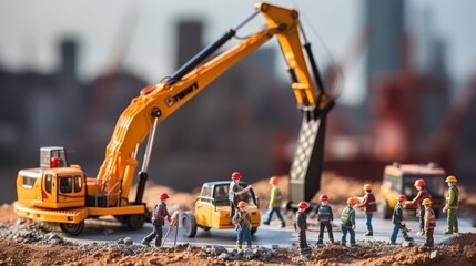 Architectural team collaborating with project partner using model building tools