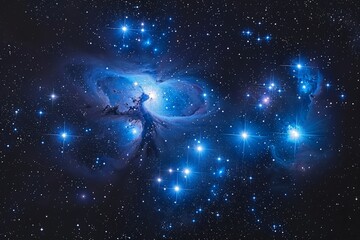 Naklejka premium The Milky Way and Constellations: A Conceptual Journey Through Cosmic Wonders