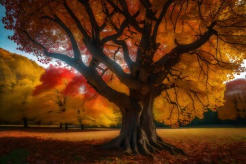 Tree at sunset