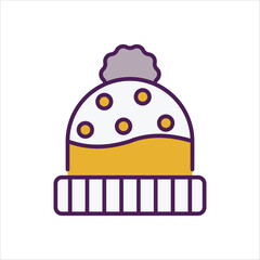Winter Hat vector icon