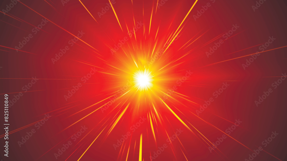 Poster abstract background with animation of moving lines. magical flickering, luminous flying lines. orang