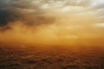 Dust storm. Day of combating sand and dust storms concept.