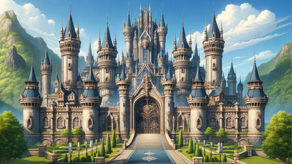 Royal Fantasy Castle: A Grand Architectural Marvel