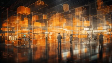 Automated warehouse system  efficient package identification for future supply chain and logistics