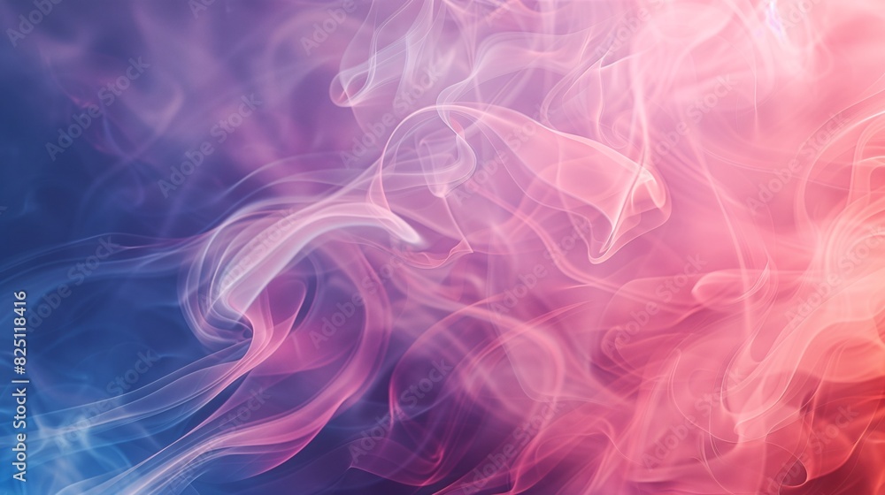 Poster abstract smoke texture with swirling patterns and gradient colors, background image
