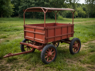 old farm wagon
