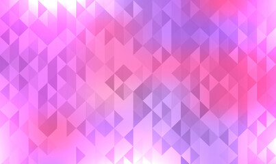 Fototapeta premium Abstract Pink triangular mosaic texture pattern background. Pink Grid Mosaic Background. Light Pink vector low poly pattern. Geometric pattern with triangles. Creative design templates. Vector EPS10.