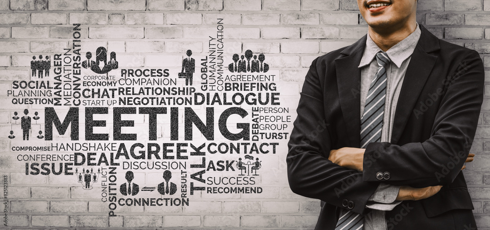 Poster human resources recruitment and people networking concept. modern graphic interface showing professi