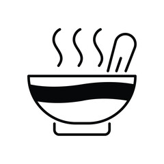 Soup vector icon